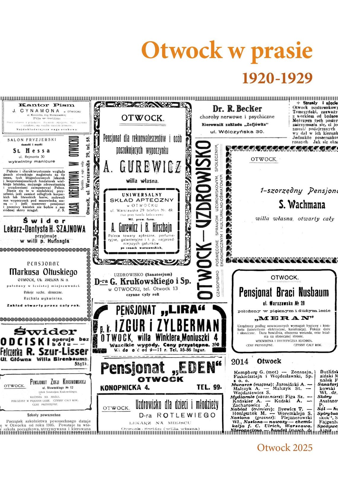 Spotkanie z Sebastianem Rakowskim, autorem książki "Otwock w prasie 1920-1929" Spotkanie z Sebastianem Rakowskim, autorem książki "Otwock w prasie 1920-1929"