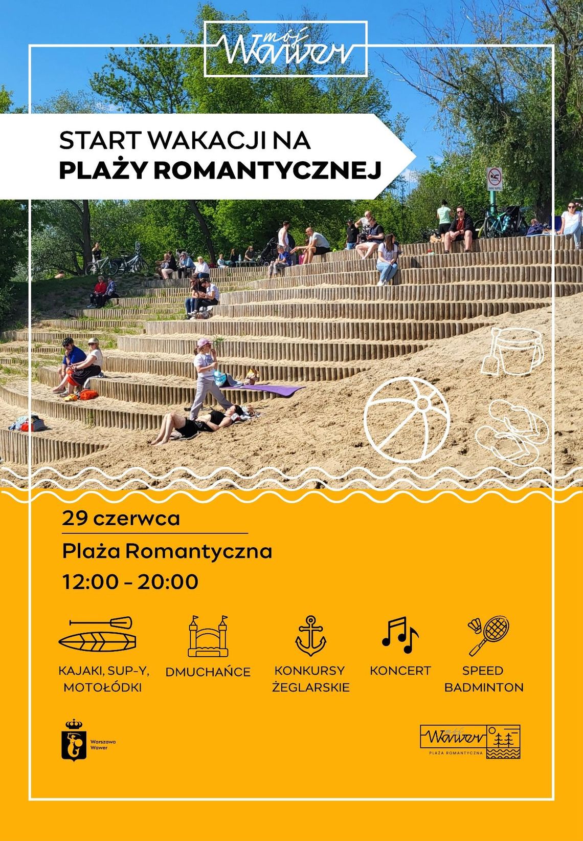 Start sezonu wakacyjnego na Plaży Romantycznej!