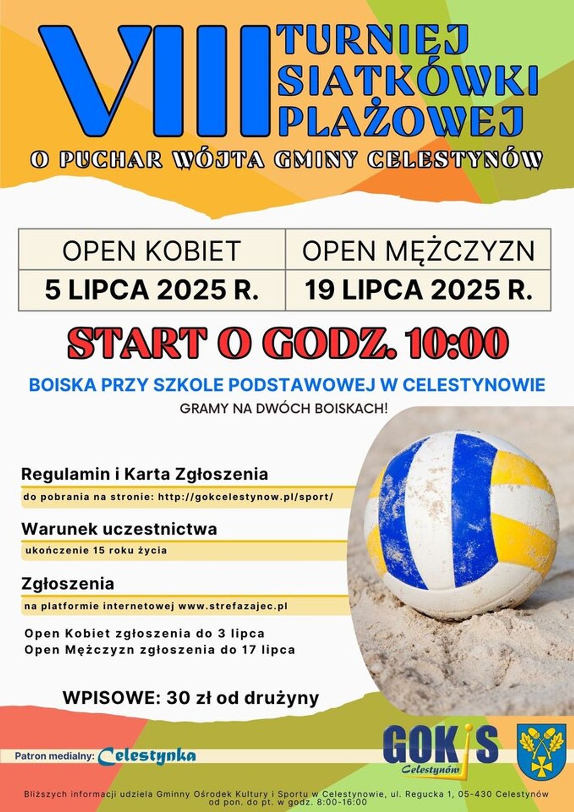 VIII Turniej Siatkówki Plażowej w Celestynowie VIII Turniej Siatkówki Plażowej w Celestynowie