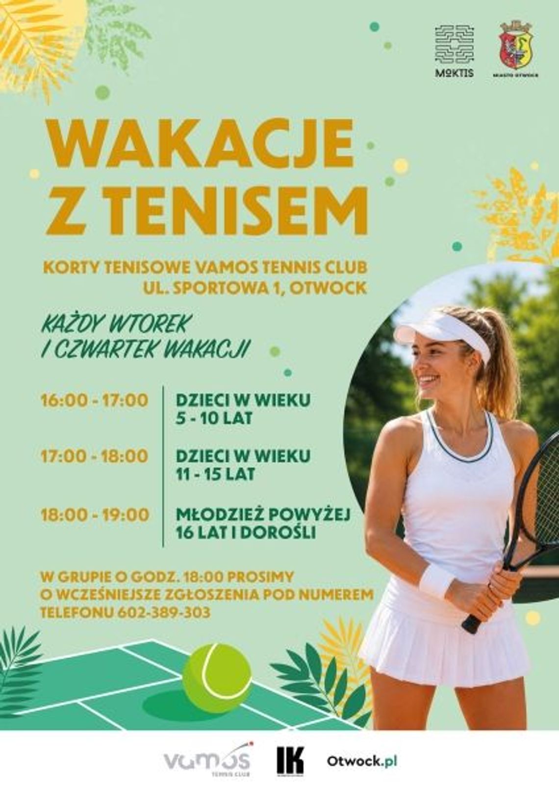 Wakacje z Tenisem – spróbuj czegoś nowego!