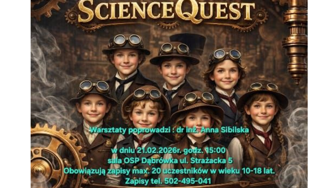 Warsztaty SCIENCEQUEST Warsztaty SCIENCEQUEST