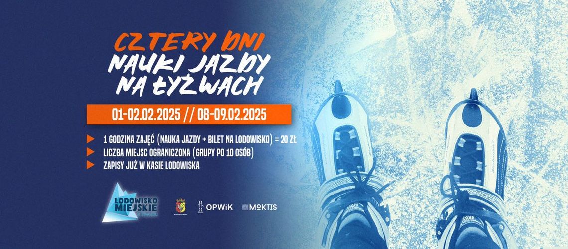 Weekendowa Nauka jazdy na łyżwach na lodowisku w Otwocku Weekendowa Nauka jazdy na łyżwach na lodowisku w Otwocku