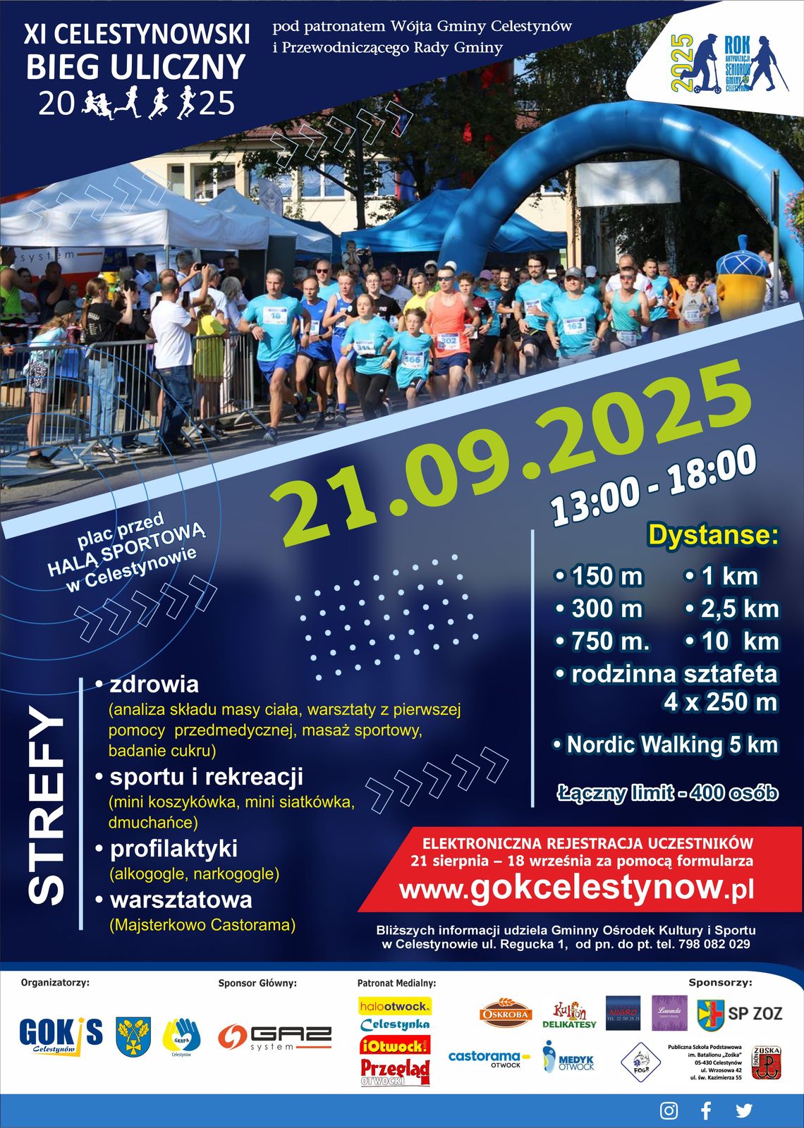 Bieg uliczny w Celestynowie