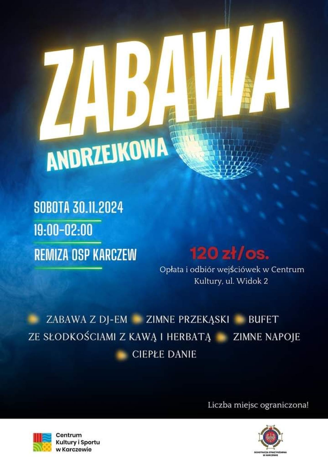 Zabawa Andrzejkowa w OSP Karczew Zabawa Andrzejkowa w OSP Karczew