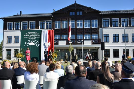 Uroczyste otwarcie nowego budynku szkoły w 2022 roku