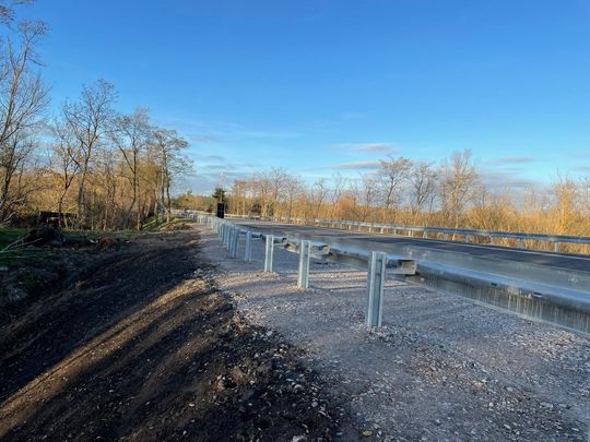 Nowy most na trasie 801 gotowy! Nowy most na trasie 801 gotowy!