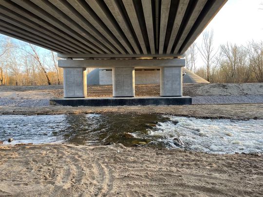 Nowy most na trasie 801 gotowy! Nowy most na trasie 801 gotowy!