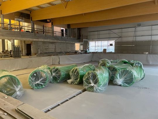 Budowa kompleksu basenów w Otwocku - listopad 2025 - fot. Agnieszka Jaskulska (19).jpg