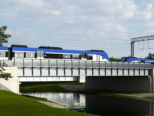 Wizualizacja – most na rzece Świder Wizualizacja – most na rzece Świder