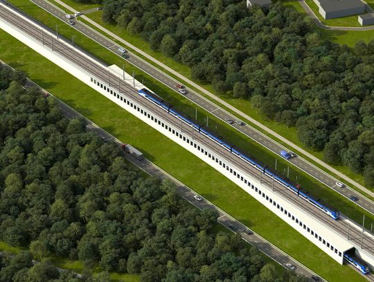 Wizualizacja – Nowy wiadukt kolejowy na odcinku Warszawa Międzylesie – Warszawa Radość (1) Wizualizacja – Nowy wiadukt kolejowy na odcinku Warszawa Międzylesie – Warszawa Radość (1)