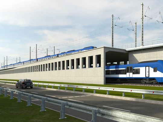 Wizualizacja – Nowy wiadukt kolejowy na odcinku Warszawa Międzylesie – Warszawa Radość (2) Wizualizacja – Nowy wiadukt kolejowy na odcinku Warszawa Międzylesie – Warszawa Radość (2)