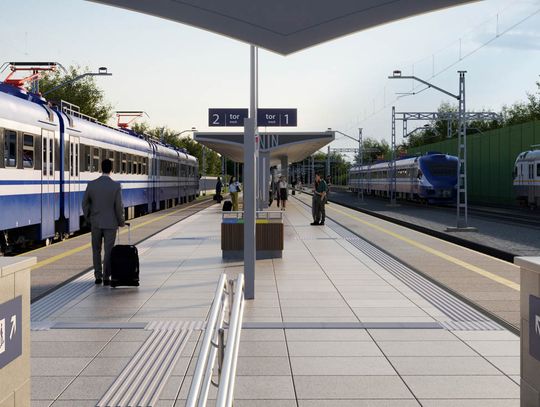 Wizualizacja – przystanek kolejowy Warszawa Anin (1) Wizualizacja – przystanek kolejowy Warszawa Anin (1)