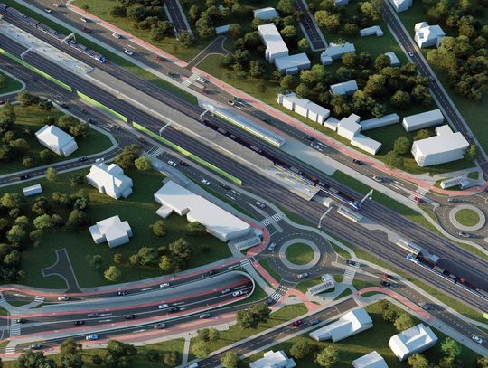 Wizualizacja – przystanek kolejowy Warszawa Radość (2) Wizualizacja – przystanek kolejowy Warszawa Radość (2)