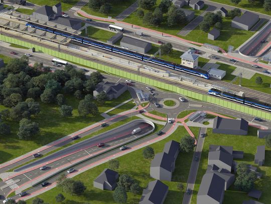 Wizualizacja – stacja kolejowa Warszawa Falenica (3) Wizualizacja – stacja kolejowa Warszawa Falenica (3)