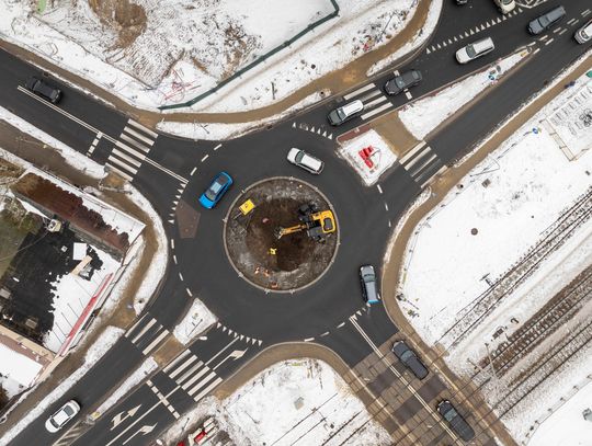 Prace przygotowawcze w sąsiedztwie stacji kolejowej Warszawa Falenica (3)