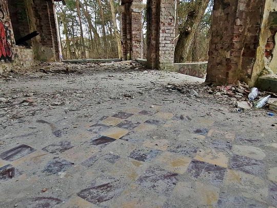 Ruiny dawnego Dworu Bojarów - fot. Agnieszka Jaskulska