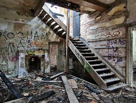 Ruiny dawnego Dworu Bojarów - fot. Agnieszka Jaskulska