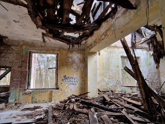 Ruiny dawnego Dworu Bojarów - fot. Agnieszka Jaskulska