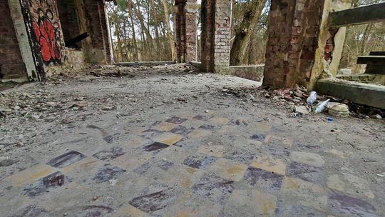 Ruiny dawnego Dworu Bojarów - fot. Agnieszka Jaskulska