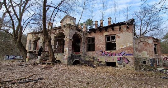 Ruiny dawnego Dworu Bojarów - fot. Agnieszka Jaskulska