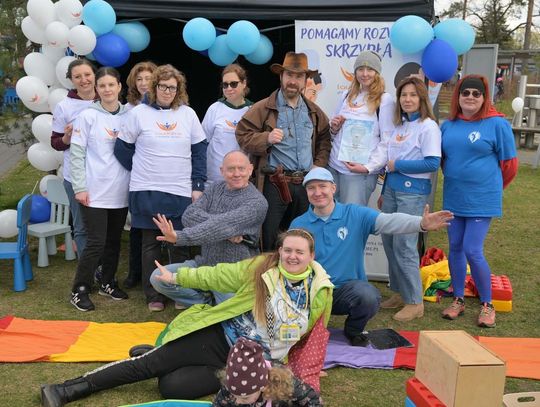 Niebieski dzień w centrum Otwocka