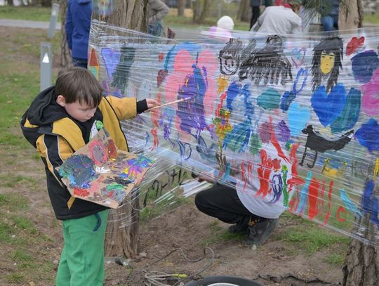 Niebieski dzień w centrum Otwocka