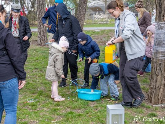 Niebieski dzień w centrum Otwocka