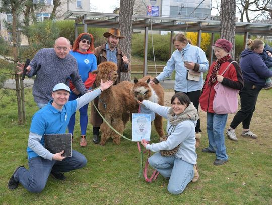 Niebieski dzień w centrum Otwocka