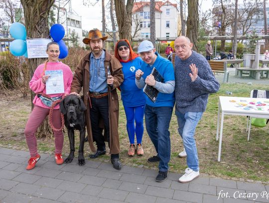Niebieski dzień w centrum Otwocka