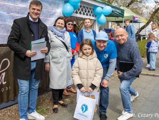 Niebieski dzień w centrum Otwocka