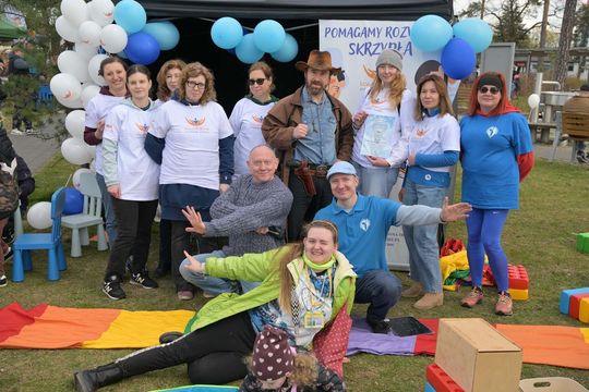 Niebieski dzień w centrum Otwocka