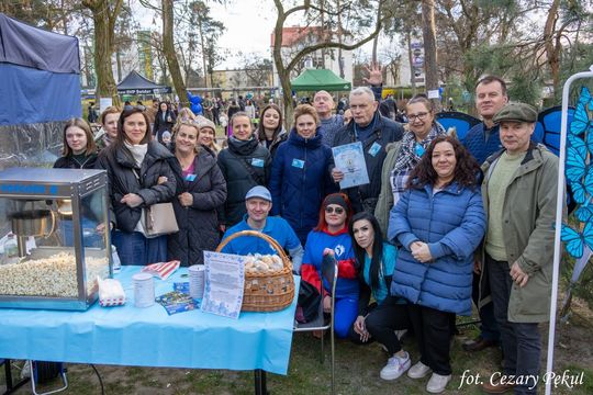 Niebieski dzień w centrum Otwocka