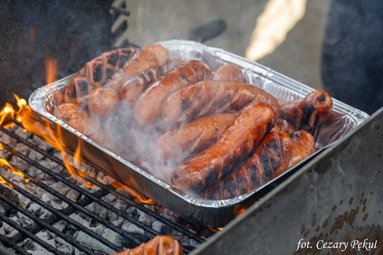Niebieski dzień w centrum Otwocka