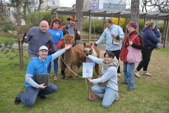 Niebieski dzień w centrum Otwocka