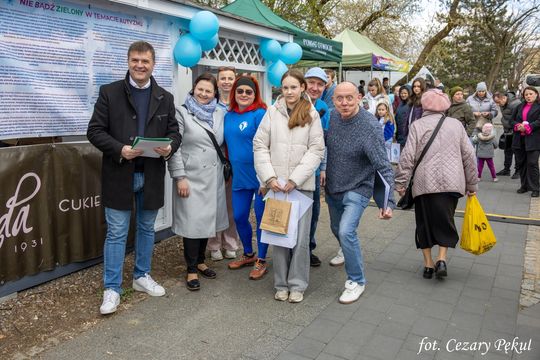 Niebieski dzień w centrum Otwocka