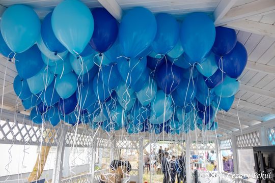 Niebieski dzień w centrum Otwocka