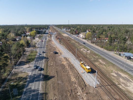 Praca podbijarki na szlaku Radość – Międzylesie