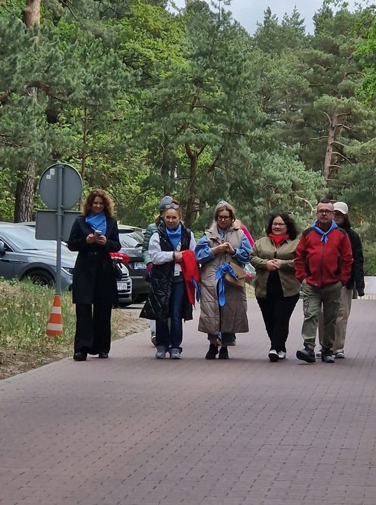 Spacer po dawnym sanatorium wojskowym ECZ w Otwocku - fot. Agnieszka Jaskulska