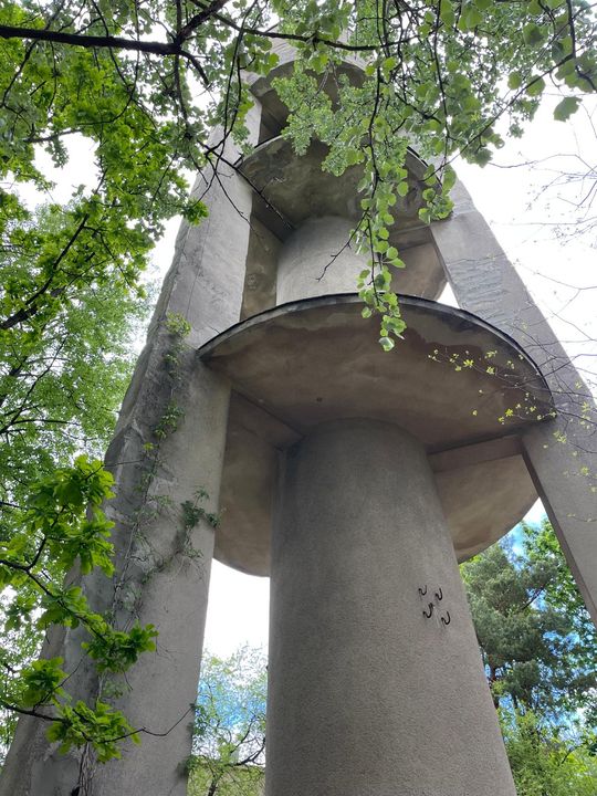 Spacer po dawnym sanatorium wojskowym ECZ w Otwocku - fot. Agnieszka Jaskulska